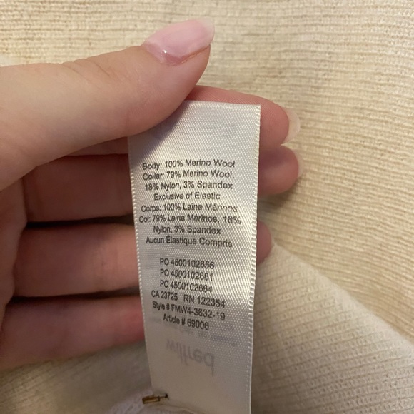 WILFRED ARITZIA White Emmy Sweater - Picture 6 of 7